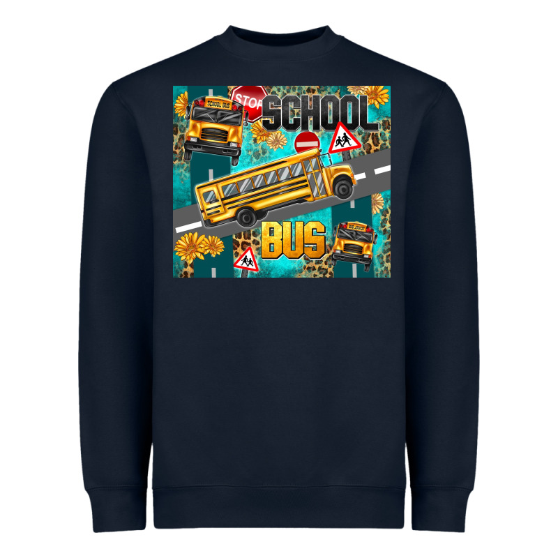 School Bus Heavyweight Sweatshirt by texasbilliewilder | Teevron