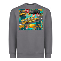 Storm school bus Heavyweight Sweatshirt - texasbilliewilder