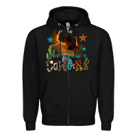 Black can't tame a cowgirl Zipper Hoodie - OliviaCreatesArt