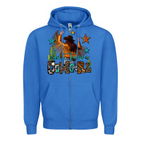 True Royal can't tame a cowgirl Zipper Hoodie - OliviaCreatesArt