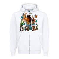White can't tame a cowgirl Zipper Hoodie - OliviaCreatesArt