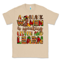 Mushroom a black women is speaking listen and learn Classic Tee - LillyAllenDesigns