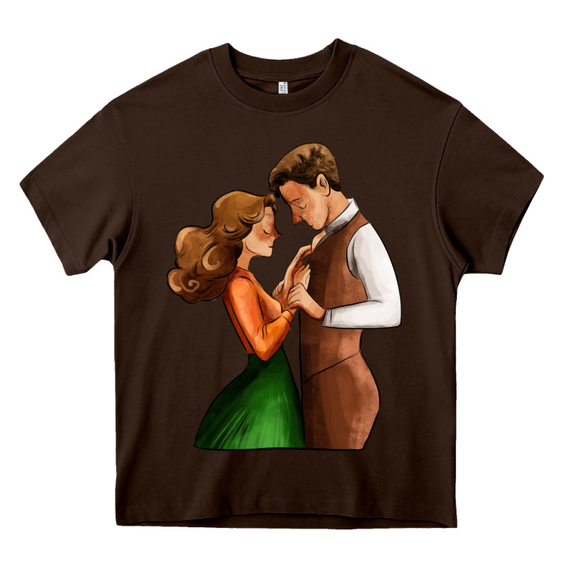 Valentines Day Couple Heavy Core Tee by AdoDesignShop | Teevron