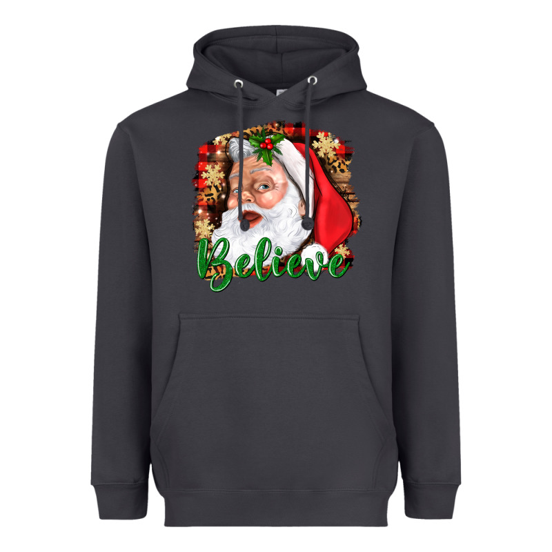 Believe And Santa Heavyweight Hoodie by BundleAndBundleShop | Teevron