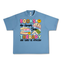 Pebble Blue books are cheaper than therapy and twice as effective Urban Heavy Tee - Artiststas
