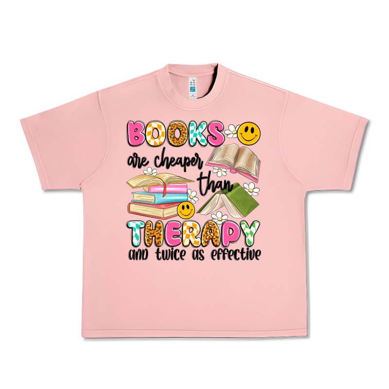 Books Are Cheaper Than Therapy And Twice As Effective Urban Heavy Tee by Artiststas | Teevron