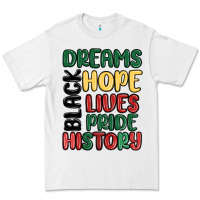 White dreams hope lives pride Premium Tee - MaliasSmallBusiness