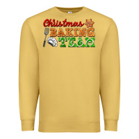 Antique Gold christmas baking team Premium Sweatshirt - FaDigitalArtStudio