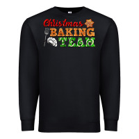 Black christmas baking team Premium Sweatshirt - FaDigitalArtStudio