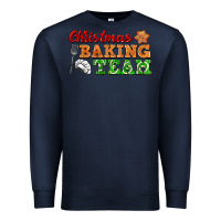 Navy christmas baking team Premium Sweatshirt - FaDigitalArtStudio