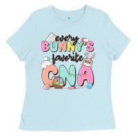 Baby Blue every bunnys favorite cna Ladies Tee - MaliasSmallBusiness