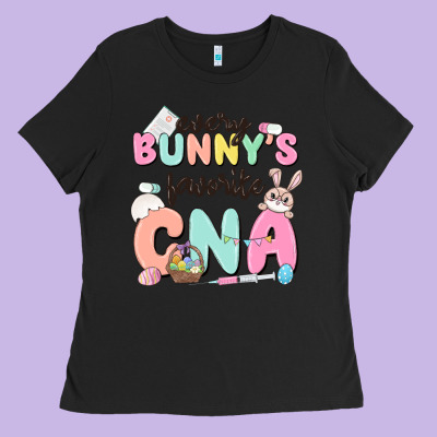Every Bunnys Favorite Cna Ladies Tee Designed By Maliassmallbusiness