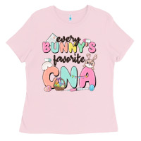 Bubblegum Pink every bunnys favorite cna Ladies Tee - MaliasSmallBusiness