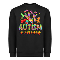 Black Autism Awareness Heavyweight Sweatshirt - NancyCooperArtShop