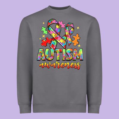 Autism Awareness Heavyweight Sweatshirt Designed By Nancycooperartshop