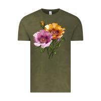 Vintage Olive In Your Eyes Rose Vintage Tee - LillyAllenDesigns