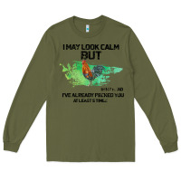 Army Green rooster Long Sleeve Tee - Bettercallsaul