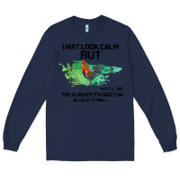 Navy rooster Long Sleeve Tee - Bettercallsaul