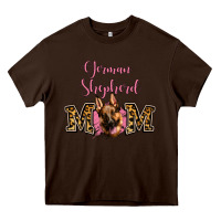 Chocolate Brown German Shepherd Mom Heavy Core Tee - Jasminsmagicworld