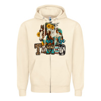 Sandshell can't be tamed horse Zipper Hoodie - OliviaCreatesArt