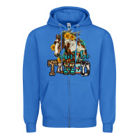 True Royal can't be tamed horse Zipper Hoodie - OliviaCreatesArt