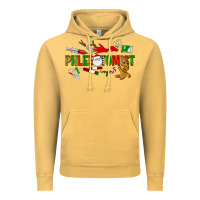 Vintage Mustard christmas phlebotomist Vintage Hoodie - LillyAllenDesigns
