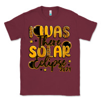 Burgundy i was there solar eclipse 2024 Classic Tee - LillyAllenDesigns