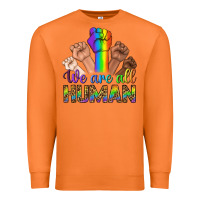 Carrot We Are All Human Premium Sweatshirt - BundleAndBundleShop