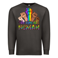 Smoke We Are All Human Premium Sweatshirt - BundleAndBundleShop