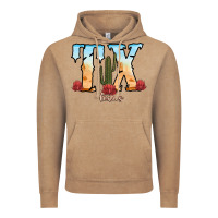 Vintage Coffee texas cactus Vintage Hoodie - RanaPortraitStore