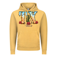 Vintage Mustard texas cactus Vintage Hoodie - RanaPortraitStore