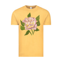 Vintage Mustard Life's Little Pleasures Rose Vintage Tee - LillyAllenDesigns