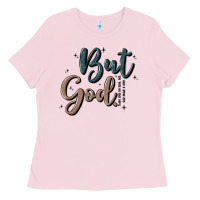 Bubblegum Pink but god Ladies Tee - MaliasSmallBusiness
