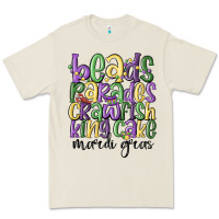 Bone beads parades crawfish king cake mardi gras Premium Tee - MaliasSmallBusiness