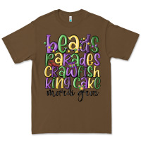 Cacao beads parades crawfish king cake mardi gras Premium Tee - MaliasSmallBusiness