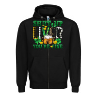 Black Shut up liver you're fine Zipper Hoodie - CowGirlArtShop