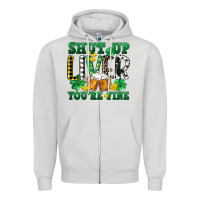 Dove Grey Shut up liver you're fine Zipper Hoodie - CowGirlArtShop