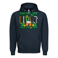 Navy Shut up liver you're fine Zipper Hoodie - CowGirlArtShop