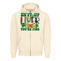 Sandshell Shut up liver you're fine Zipper Hoodie - CowGirlArtShop