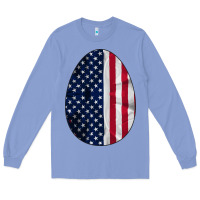 Colony Blue AMERICAN FLAG Long Sleeve Tee - Bettercallsaul
