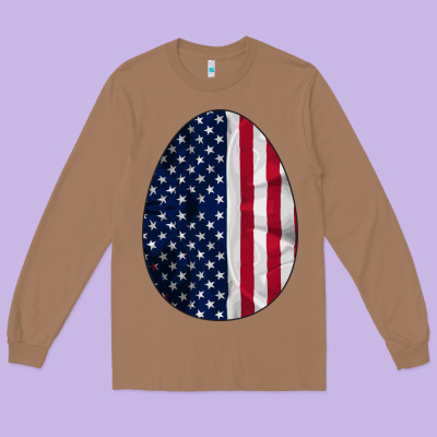 American Flag Long Sleeve Tee Designed By Bettercallsaul