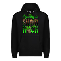 Black St. Patricks' Day ready to sham rock Premium Hoodie - OliviaCreatesArt
