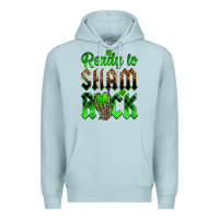 Blue Mist St. Patricks' Day ready to sham rock Premium Hoodie - OliviaCreatesArt