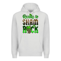 Dove Grey St. Patricks' Day ready to sham rock Premium Hoodie - OliviaCreatesArt