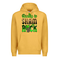 Mustard St. Patricks' Day ready to sham rock Premium Hoodie - OliviaCreatesArt