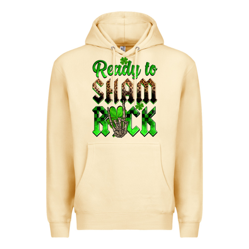 St. Patricks' Day Ready To Sham Rock Premium Hoodie by OliviaCreatesArt | Teevron