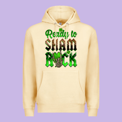 St. Patricks' Day Ready To Sham Rock Premium Hoodie Designed By Oliviacreatesart