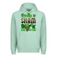 Seafoam St. Patricks' Day ready to sham rock Premium Hoodie - OliviaCreatesArt