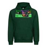 Forest Green Too Cute To Spook Baby Orangutan Urban Hoodie - LillyAllenDesigns
