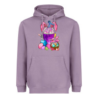 Lavender Easter Coffee Cup Heavyweight Hoodie - BundleAndBundleShop